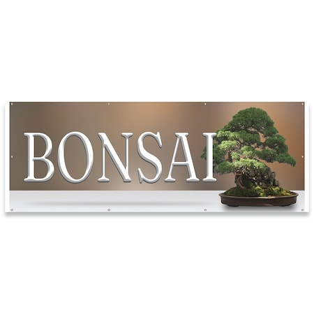 Signmission Bonsai Banner Concession Stand Food Truck Single Sided B-96-30021